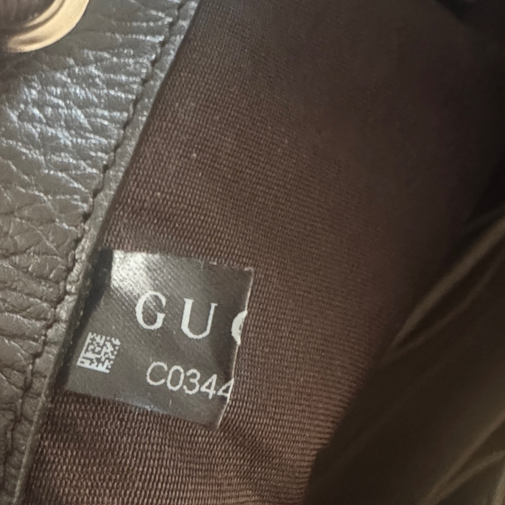 Gucci Tan Monogram Drawstring Backpack - image 3